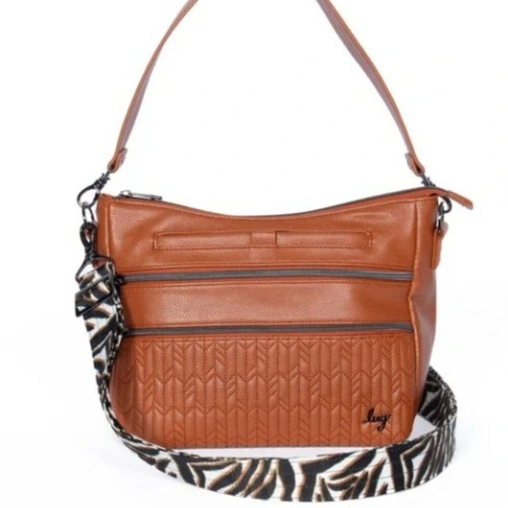 LUG Slider Classic VL Crossbody Bag - Copper Brown